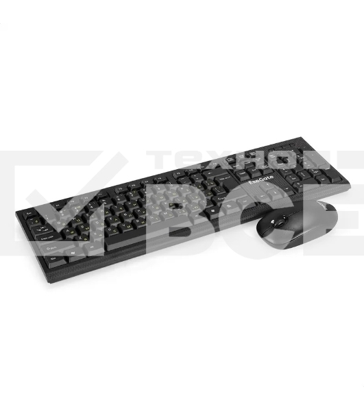 Комплект клавиатура+мышь ExeGate Professional Standard Combo MK200 беспроводной, USB, 1200 DPI, чёрный