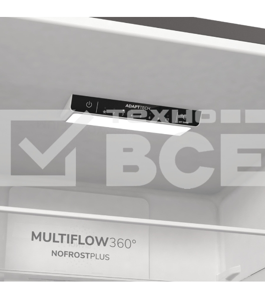 Холодильник Gorenje NRK6201ES4 серебристый двухкамерный 235/96 л морозилка снизу, No Frost