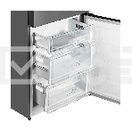 Холодильник Kuppersberg RFCN 2016 X нержавеющая сталь двухкамерный 274/105л морозилка снизу, No Frost, фото9