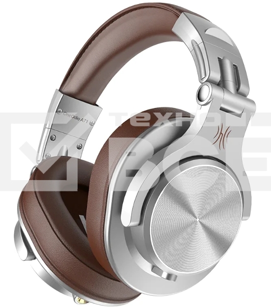 Гарнитура OneOdio A71 серебристый, проводная, 3.5 мм