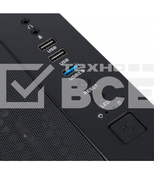 Компьютерный корпус AeroCool / Formula V-LINE 7713 черный без БП ATX 3x120mm 2xUSB2.0 1xUSB3.0 audio bott PSU