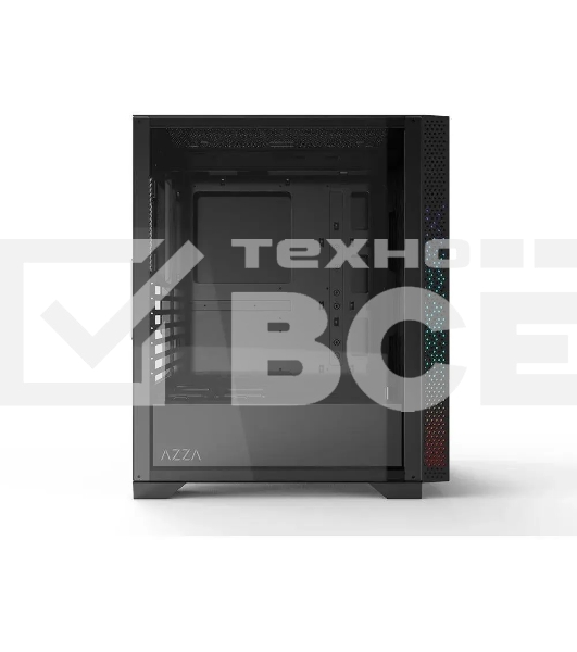 Корпус Azza Celesta F черный без БП ATX 5x120mm 5x140mm 2xUSB2.0 1xUSB3.0 audio bott PSU