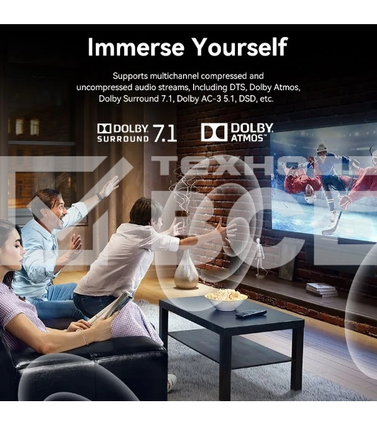Переключатель - разветвитель Vention HDMI v2.1 двунаправленный 2x1/1x2