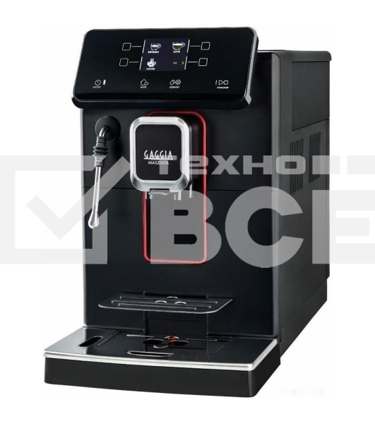 Кофемашина автоматическая Gaggia MAGENTA PLUS BK 8700/01 черный, исп. кофе - молотый/зерновой, 1.8 л, 1500 Вт, 15 Бар.