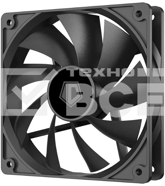 Вентилятор для корпуса ID-Cooling XF-120-K черный, 120 мм, 1800 об/мин, 35.2 дБ, 4 pin