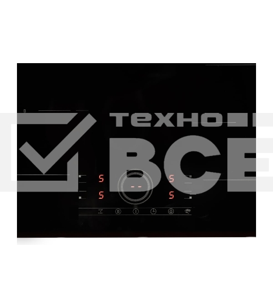 Варочная панель индукционная DeLonghi ELETTRA 1B0P CR черный