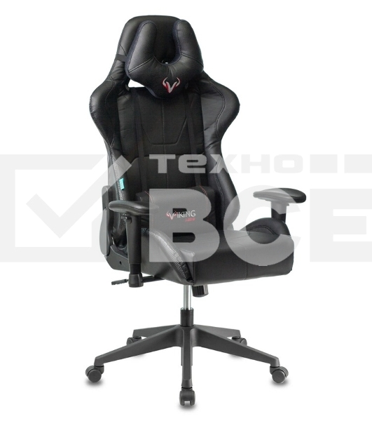 Кресло игровое Бюрократ VIKING 5 AERO BLACK EDITION черный искусственная кожа