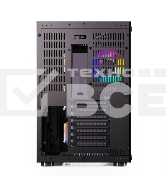 Компьютерный корпус ABR Sea View Black (1*USB Type-C, 2*USB 2.0, HD Audio, 4xRGB Fan, ATX, Micro-ATX)