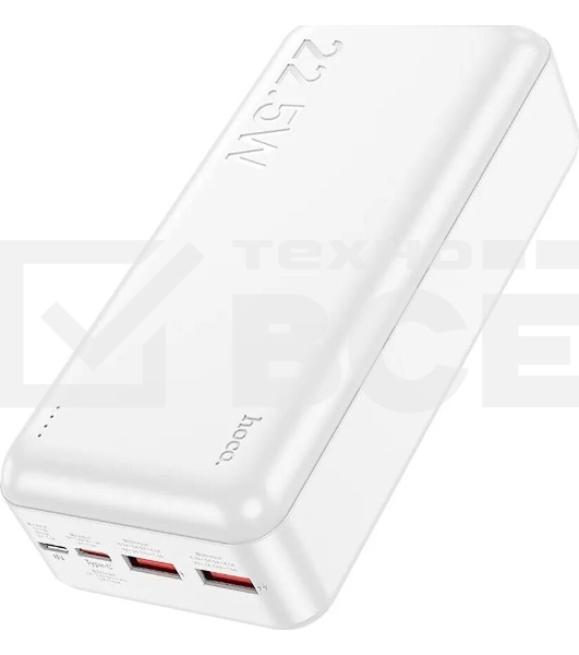 Портативный аккумулятор HOCO (6931474782526) J101B Astute 30000 mAh белый
