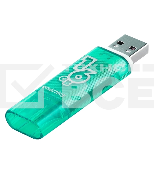 Флешка USB R/W 2.0 Smartbuy 16 Gb,Glossy series зеленый Snake Edition (SB16 GbGSGSN)
