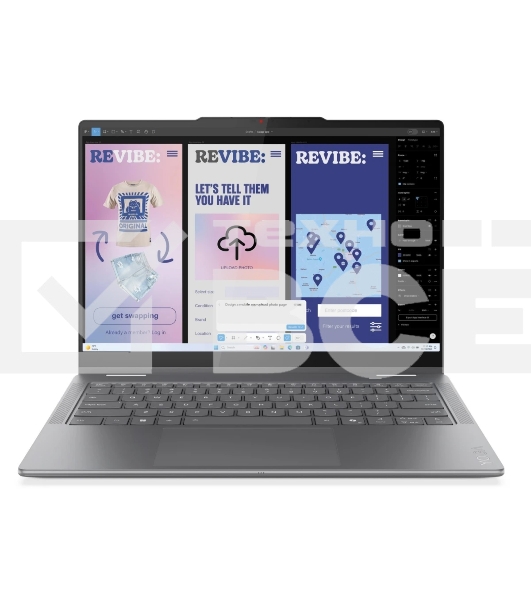 Ноутбук Lenovo Yoga 7 14AKP10 Ryzen AI 5 340 24Gb SSD1Tb AMD Radeon 840M 14' OLED Touch WUXGA (1920x1200) Windows 11 Home beige WiFi BT Cam (83JR005YRK)