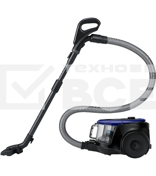 Пылесос Samsung VC18M21B0S2 синий, 380/1800 Вт, уборка сухая, пылесборник контейнер 1.5 л