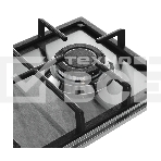 Газовая варочная панель Kuppersberg TS 38 X, High-Tech, 30 см, автоматический электроподжиг, газ-контроль, механическое управление, конфорки REMAY, цвет нержавеющая сталь, цвет фурнитуры черный/нержавеющая сталь, фото4