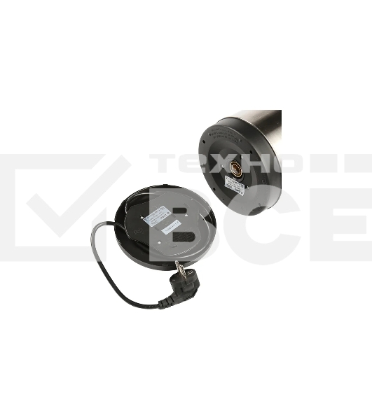 Чайник электрический Delta DL-1330 нерж с красным