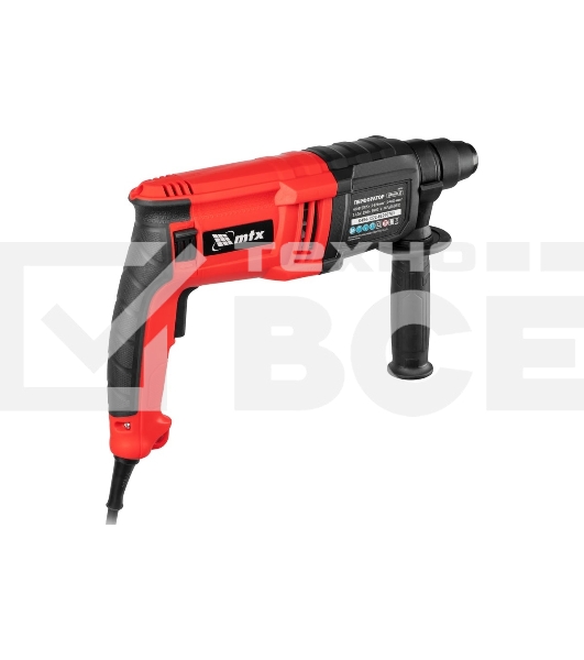 Перфоратор электрический MTX MRH-600-22, SDS-Plus, 600 Вт, 2,2 Дж, 3 плюс 1 реж.