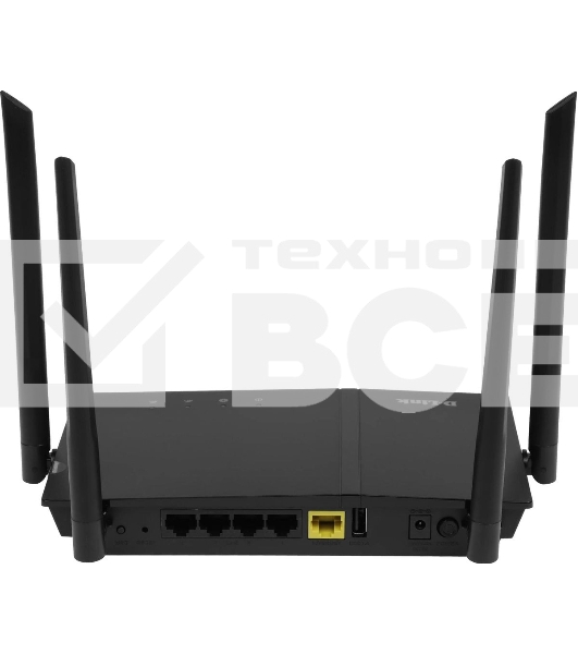 Роутер D-Link DIR-1260/RU/R1A, Wireless AC1200 2x2 MU-MIMO Dual-band Gigabit Router with 1 10/100/1000Base-T WAN port, 4 10/100/1000Base-T LAN ports and 1 USB port.802.11b/g/n/ac compatible, up to 300 Mbps