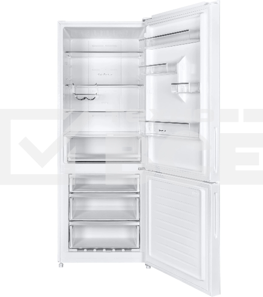 Холодильник Maunfeld MFF1857NFW белый мат. инвертер двухкамерный 336/117л морозилка снизу