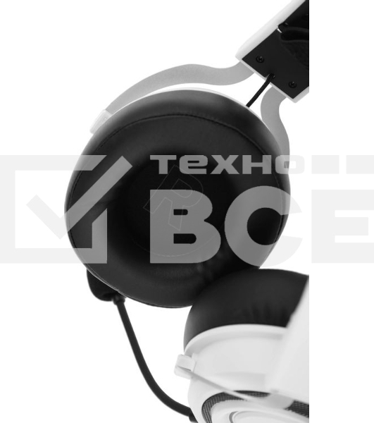 Гарнитура проводная с микрофоном A4Tech Bloody G535 белый/черный 2м мониторные USB оголовье (G535 (BLACK+WHITE) USB)