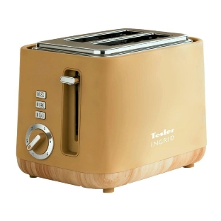 Тостер Tesler TT-244, оранжевый, 815 Вт, 2 слота