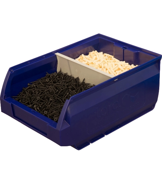 Ящик сплошной ТАРА.РУ Milano 5003 синий 350х230х150мм PP 10037