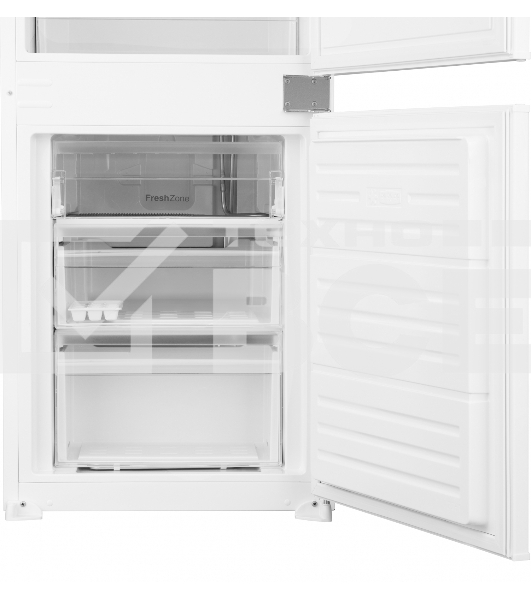 Встраиваемый холодильник Weissgauff WRKI 178 V белый двухкамерный 181/70л морозилка снизу, капельная система