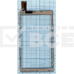 Сенсорное стекло (тачскрин) teXet TM-7049 TM-7059, белое, фото2