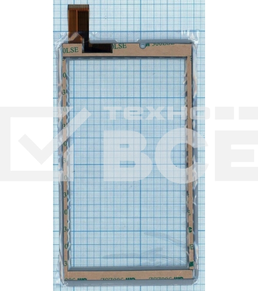Сенсорное стекло (тачскрин) teXet TM-7049 TM-7059, белое