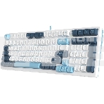 Клавиатура A4Tech Fstyler FS300 (FS300 PANDA SNOWBOARDING) проводная, USB, белый/синий, фото4