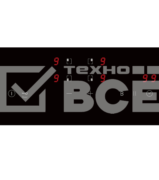 Индукционная варочная поверхность LEX EVI 640 R1 BL, черный