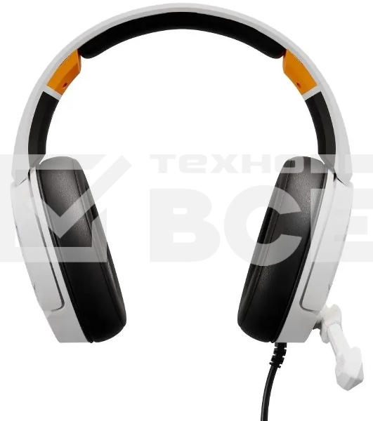 Наушники с микрофоном Оклик HS-L710G белый/черный