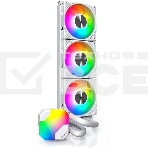 Система водяного охлаждения Montech HyperFlow 360 ARGB Soc-AM5/AM4/1151/1200/2066/1700 белый 4-pin Al+Cu Ret (HYPERFLOW ARGB 360 WHITE), фото2