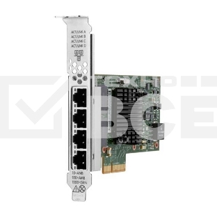 Сетевой адаптер/ Broadcom BCM5719 Ethernet 1Gb 4-port BASE-T Adapter for HPE