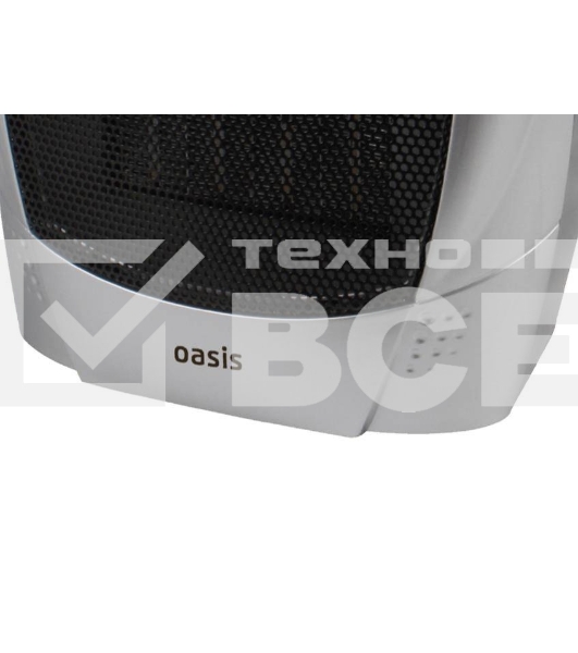 Тепловентилятор Oasis KS-15 серый, 1500 Вт, 20 м2