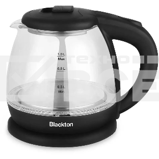Чайник электрический Blackton Bt KT1802G черный, 1500 Вт, 1 л.
