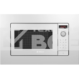 Микроволновая печь встраиваемая Bosch BEL653MW3 белый, 25 л, 800 Вт, переключатели - поворотный механизм/сенсор