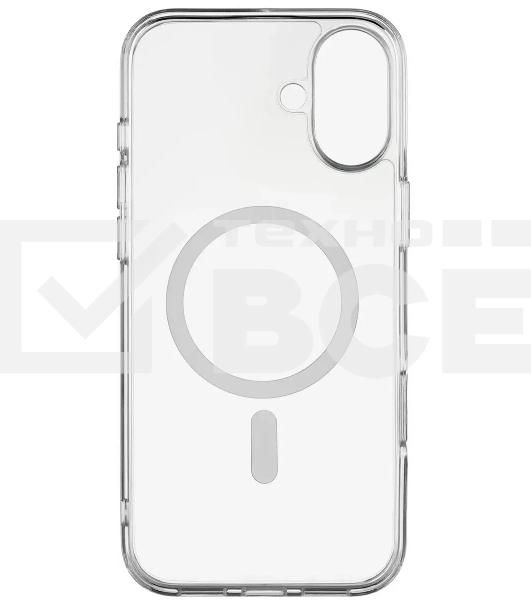 Чехол (клип-кейс) uBear для Apple iPhone 16 Plus Real with MagSafe прозрачный (CS397TT67RL-I24M)