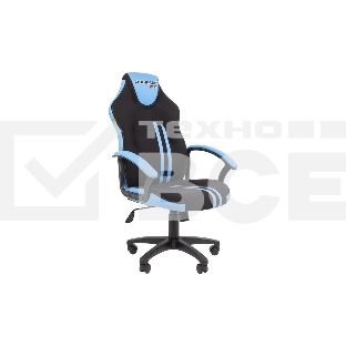 Кресло игровое Chairman game 26 черный/голубой New (7156517) Россия