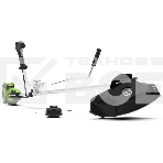 Триммер аккумуляторный GreenWorks GD40BCB, 40V, 40,6 см, бесщеточный, с АКБ 4АЧ и ЗУ (2105707UB) 40 вольт (модель GD40BCB) - отличная замена электро или бензиновому триммеру, он с легкостью справиться с высокой травой, а благодаря пильному диску (в компле, фото3