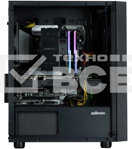 Компьютерный корпус MiniTower Zalman T3 PLUS черный (Zalman T3 PLUS) (без блока питания)