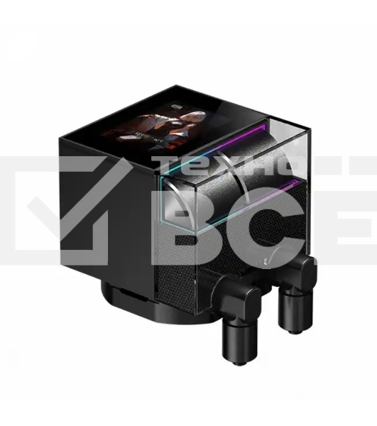 Система охлаждения Water Cooling System PCCooler DS360 Display BK (310W, 360мм, LED, Black, ARGb Pump/Fans: 3x120мм, 90.56CFM, 39.8dBA, 2500RPM/Pump height 65мм, 15dBA, 2600RPM, Rad thickness 27мм/S: 1851, 1700, 1200, 115X, AM5, AM4)