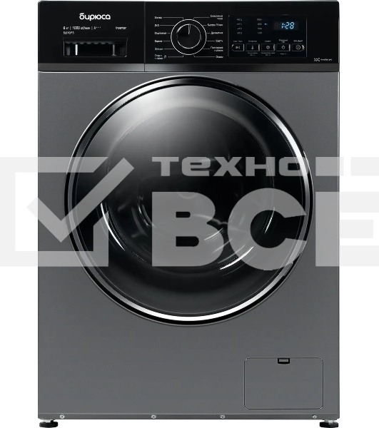 Стиральная машина Бирюса WM-SL610/15 S металлик, загрузка фронтальная 6кг, 1000 об/мин., класс: A+++