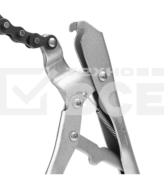 Зажимные клещи цепные с фиксатором Deli DL20018 230мм, длина цепи 450мм, регулировочный винт