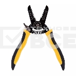 Стриппер многофункциональный Deli DL2607 0,6-2,6мм Размер: 7 дюймов. Диапазон зачистки: 0,6-2,6 мм. Лезвие из материала 50# с черной отделкой. PP+TPR погружная ручка. Пружина с автоматическим возвратом. 2 в 1 инструмент для зачистки проводов и кусачки., фото 1