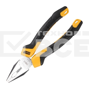 Комбинированные плоскогубцы Deli DL2007Z 180мм, мталь CrV, прорезиненная двухкомпонентная ручка