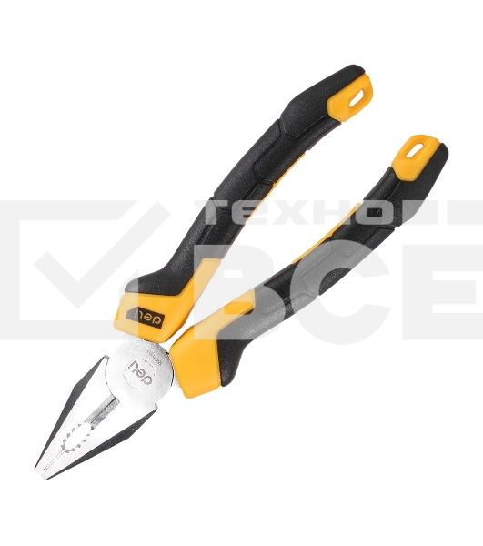 Комбинированные плоскогубцы Deli DL2007Z 180мм, мталь CrV, прорезиненная двухкомпонентная ручка