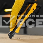 Нож Denzel 18 мм, сменное лезвие, SK4, метал. направляющая, нажимной фиксатор, фото7