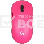 Мышь беспроводная Logitech G PRO X SUPERLIGHT розовый, 25600 dpi, радиоканал, USB, кнопки - 5, фото 1