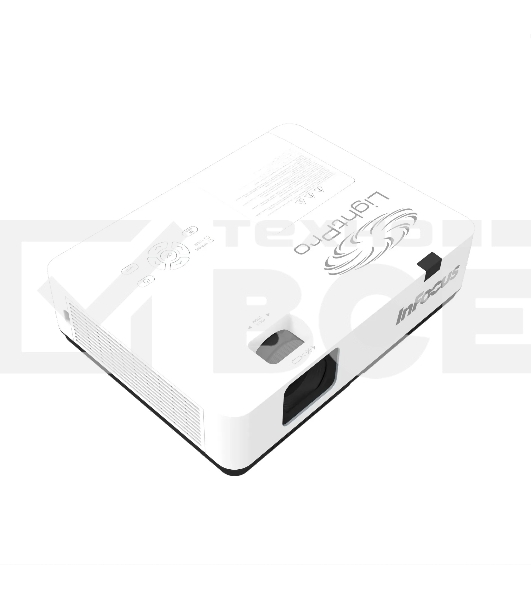 Проектор INFOCUS IN1036 3LCD, 5000 lm, WXGA, 1.371.65:1, 50000:1, (Full 3D), 16W, 2хHDMI 1.4b, VGA in, CompositeIN, 3,5 audio IN, RCAx2 IN, USB-A, VGA out, 3,5 audio OUT, RS232, Mini USB B serv, RJ45, 3,3 кг