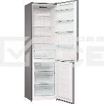 Холодильник Gorenje NRK6201ES4 серебристый двухкамерный 235/96 л морозилка снизу, No Frost, фото5
