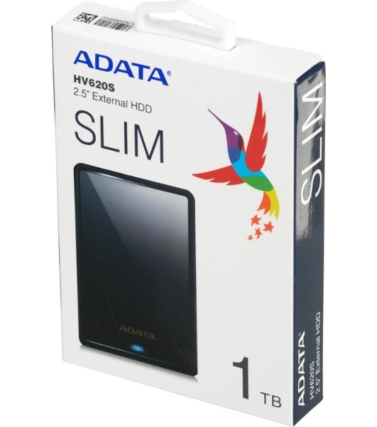 Внешний HDD 2.5' ADATA HV620S, 1TB, USB 3.2 Gen 1 Type-A, 5400 rpm, темно-синий